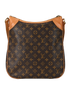 Odeon PM, &pound;695, Handbags, Brown, Canvas, Back view